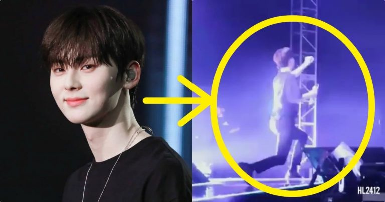 Everyone Realized NU’EST’s Minhyun Is Actually A Cat When He Did This On Stage