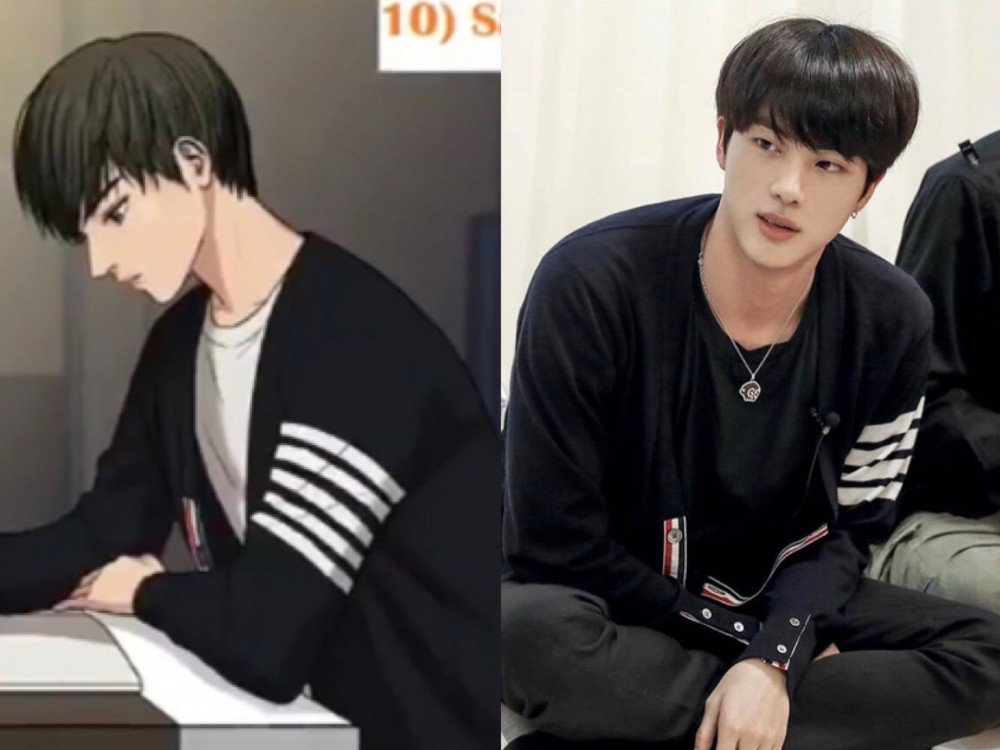 BTS Jin's Resemblance To The Main Character In Webtoon 